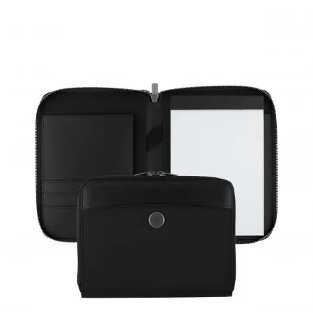 Hugo Boss Contour Black Folder Zip A5 HTM005A
