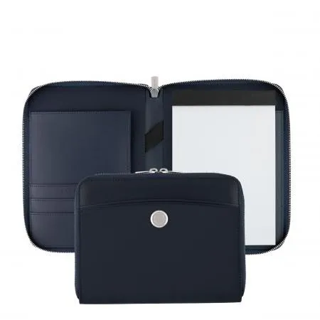 Hugo Boss Contour Navy Folder Zip A5 HTM005N