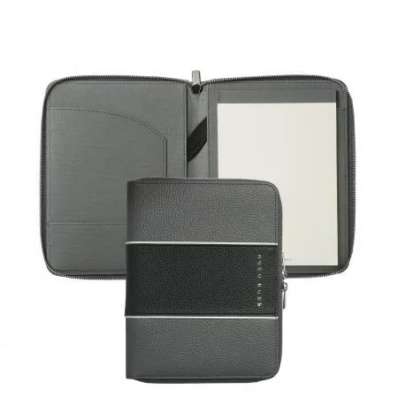 Hugo Boss Grey A5 Conference Folder HTM802H