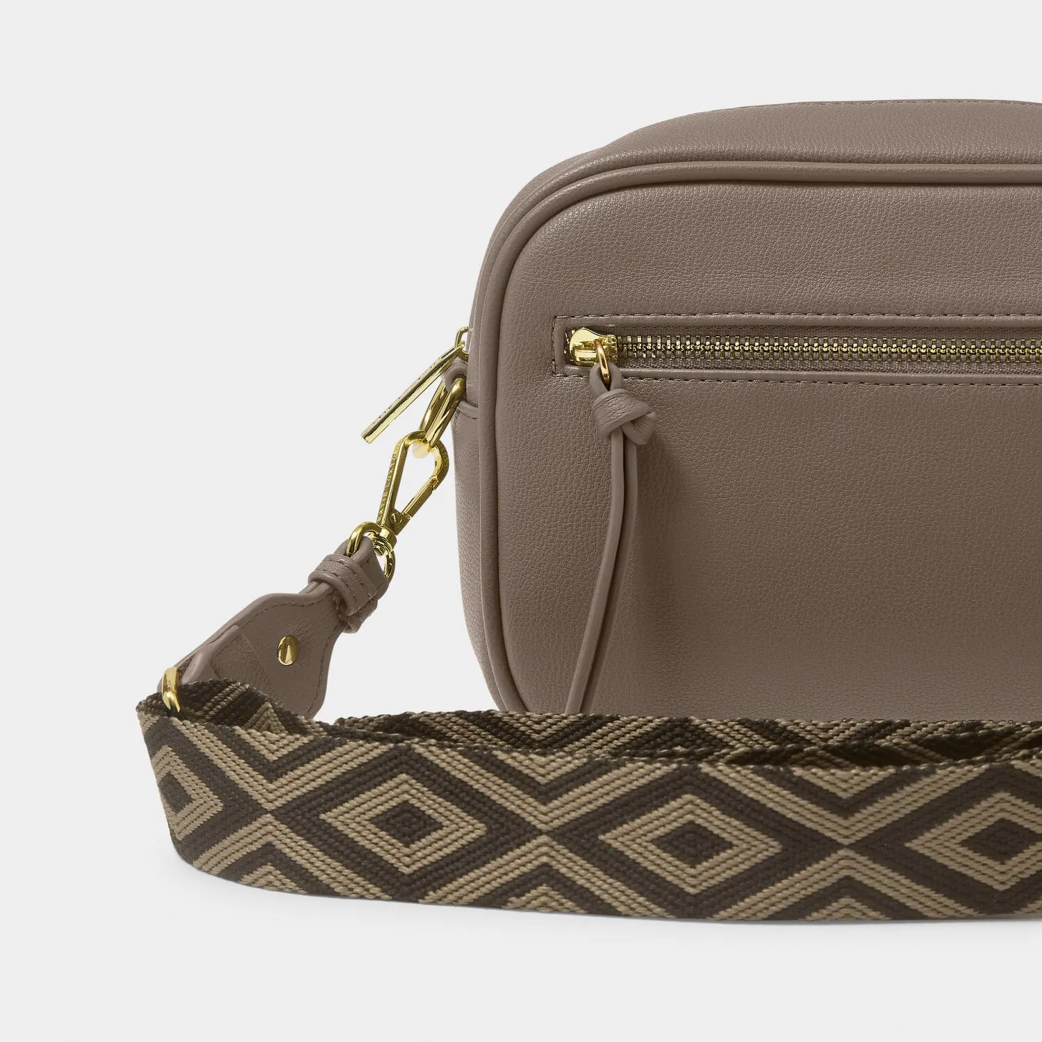 Katie Loxton 23cm Mink Brown Hallie Crossbody Bag