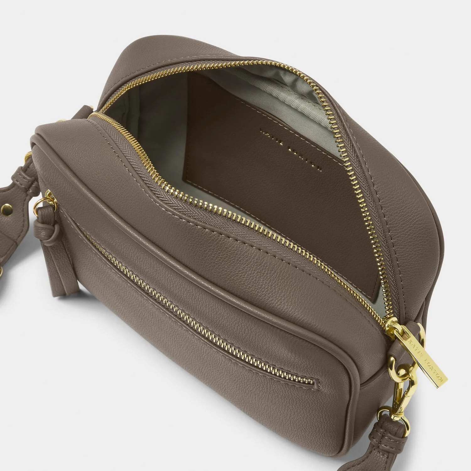 Katie Loxton 23cm Mink Brown Hallie Crossbody Bag