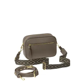 Katie Loxton 23cm Mink Brown Hallie Crossbody Bag