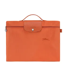Le Pliage Green Briefcase S Carrot