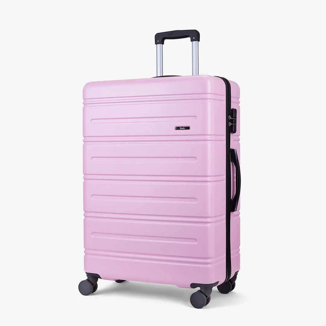 Lisbon Set of 3 Suitcases in Powder Pink