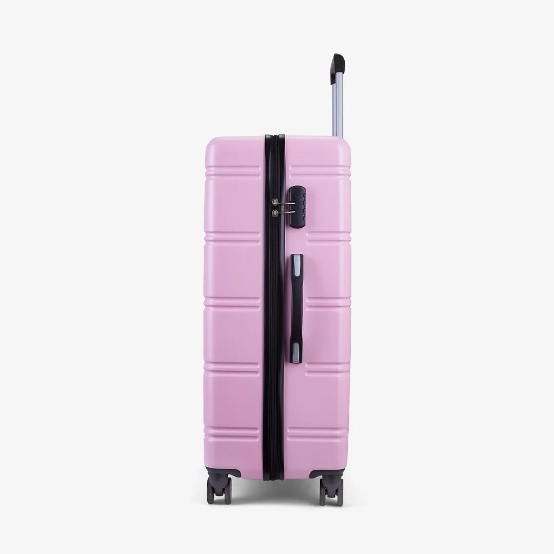 Lisbon Set of 3 Suitcases in Powder Pink