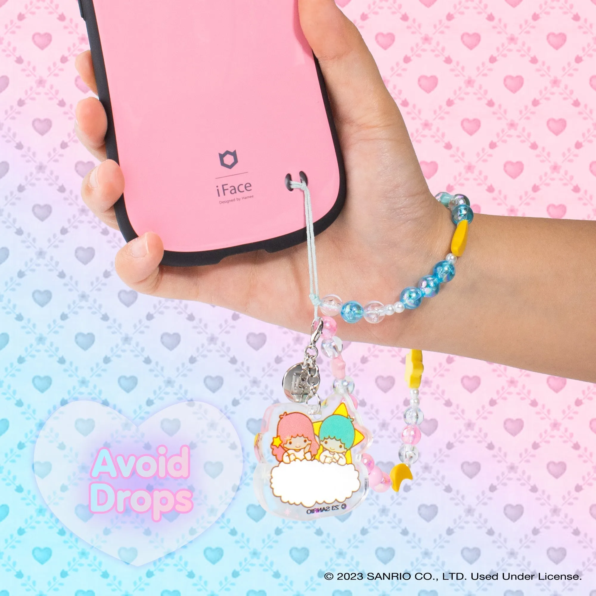 LittleTwinStars Beaded Charm Mobile Phone Wrist Strap
