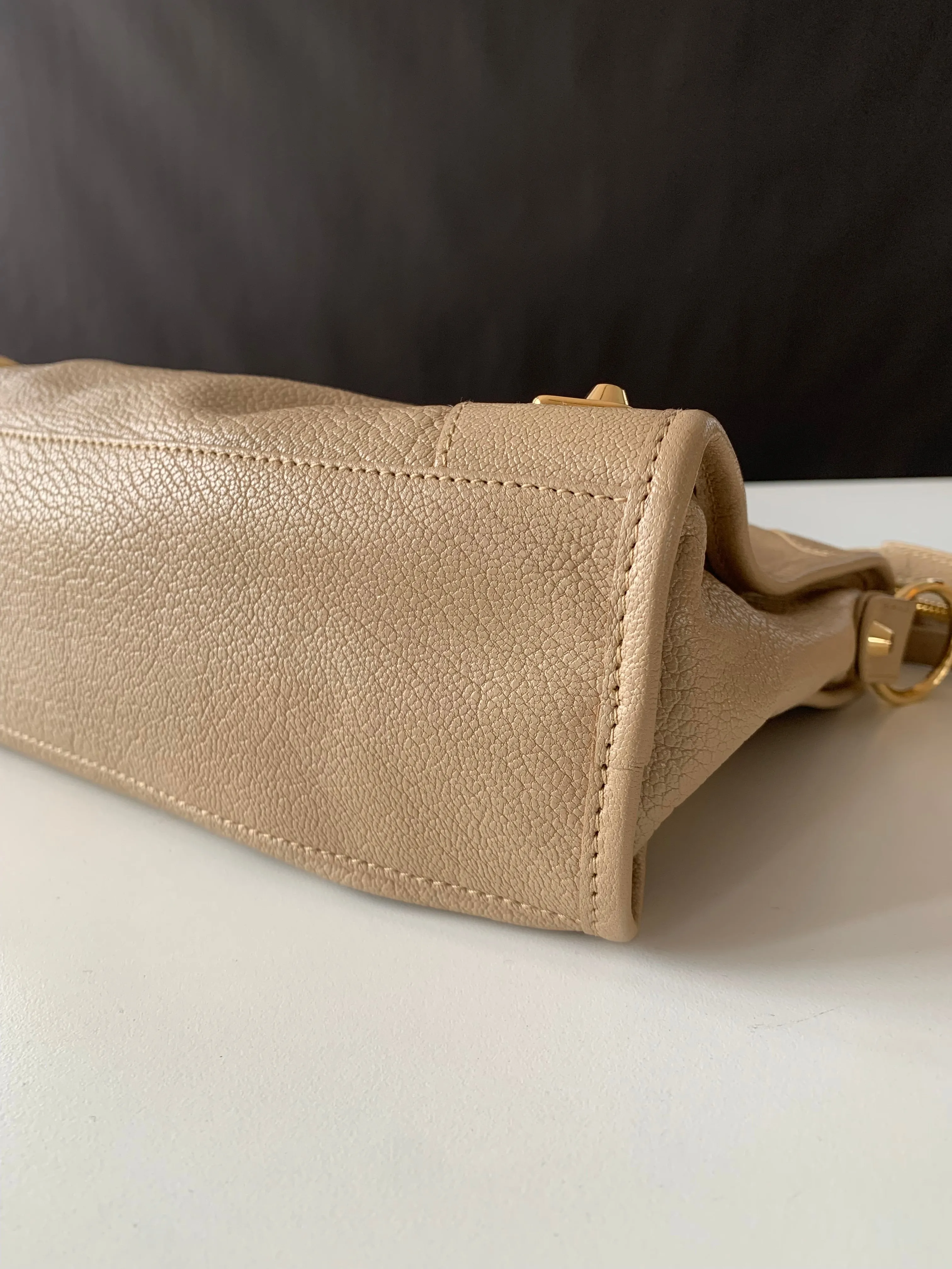 <b>BALENCIAGA</b> <br>Small City Metallic Edge