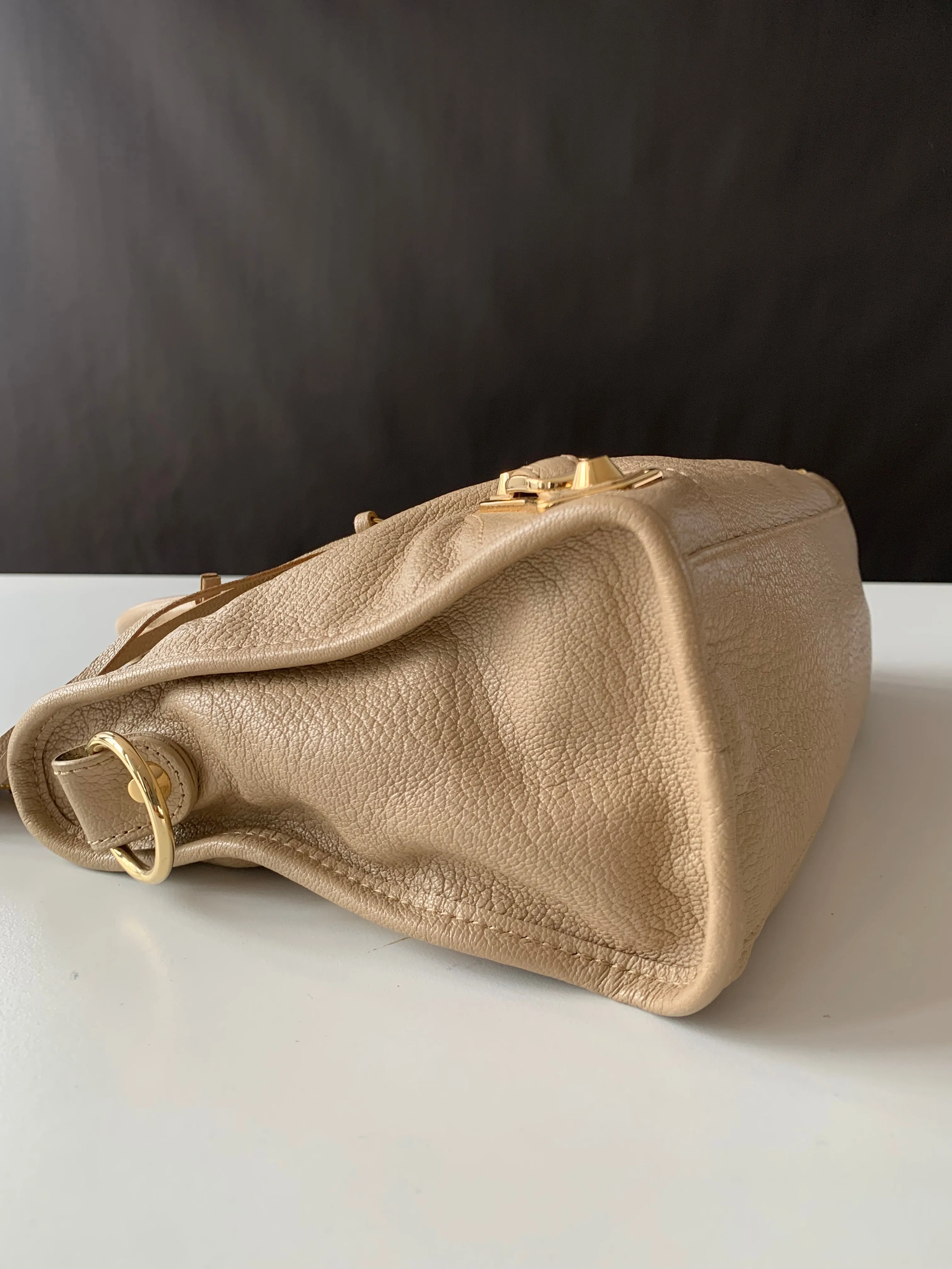 <b>BALENCIAGA</b> <br>Small City Metallic Edge