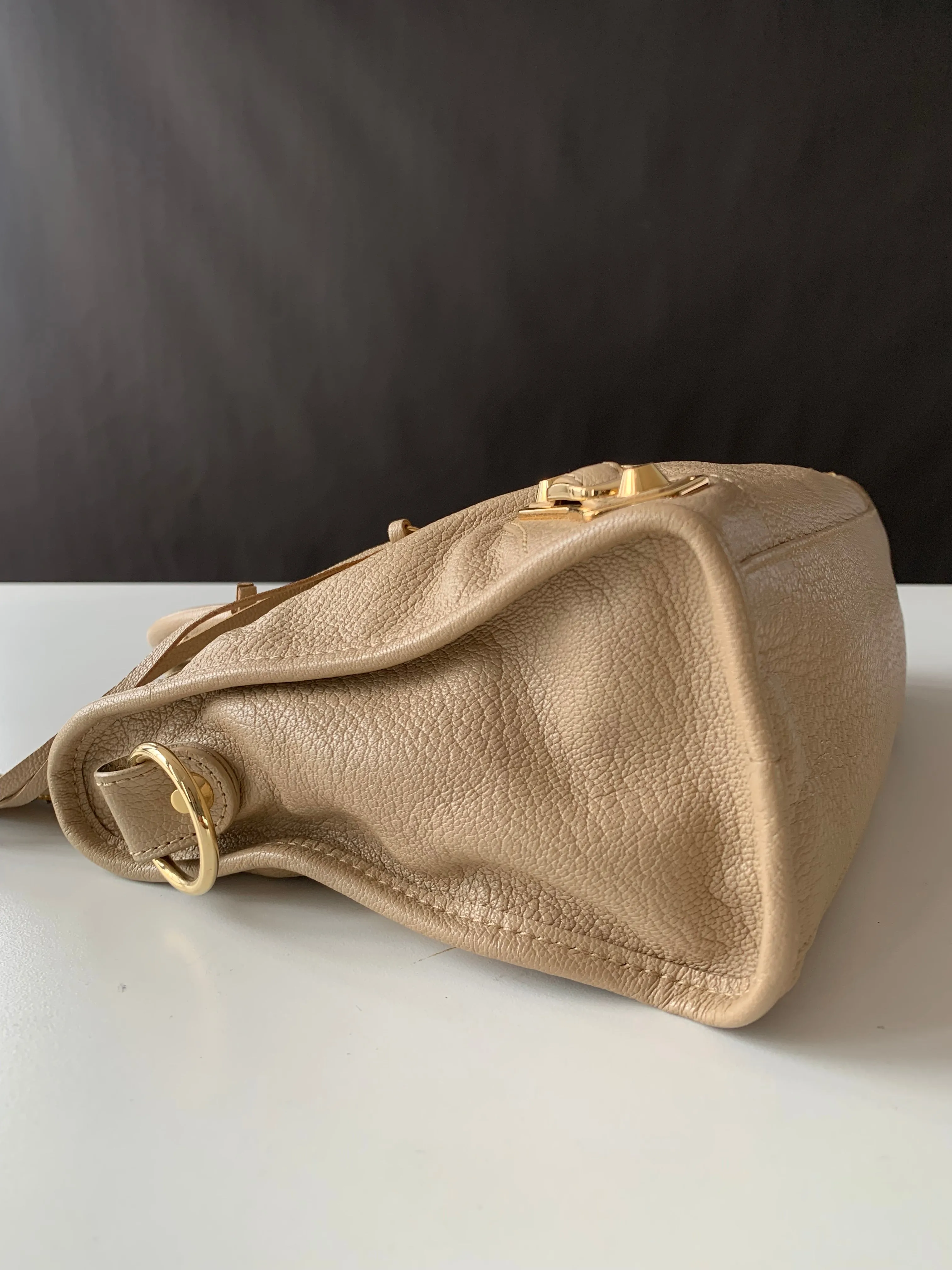 <b>BALENCIAGA</b> <br>Small City Metallic Edge