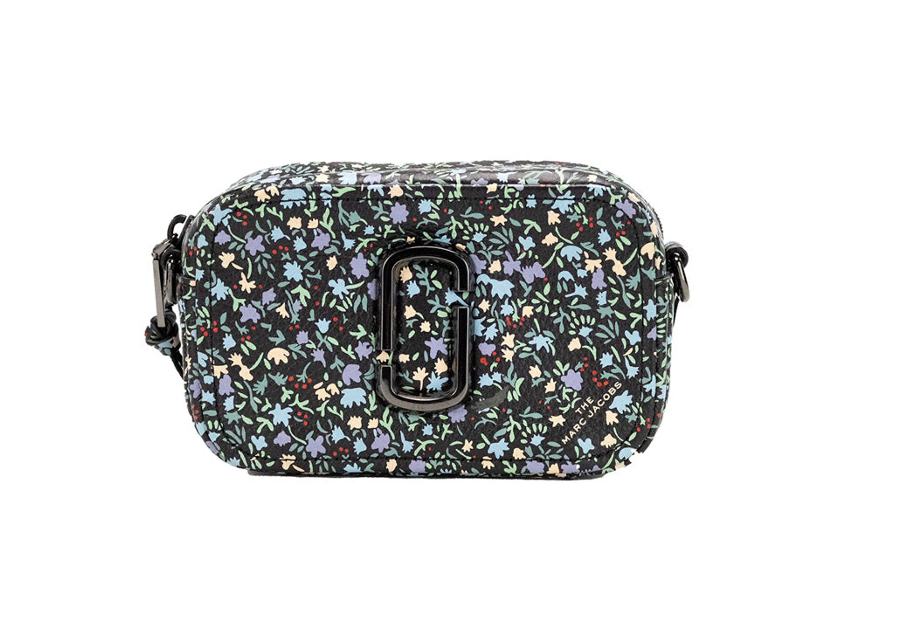 Marc Jacobs The Mini Floral Snapshot Leather Crossbody Bag