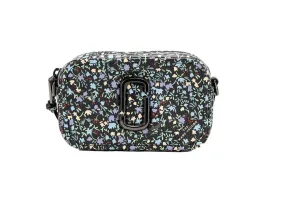 Marc Jacobs The Mini Floral Snapshot Leather Crossbody Bag