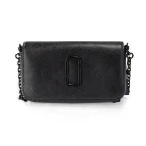 Marc Jacobs The Snapshot Black Leather Chain Crossbody