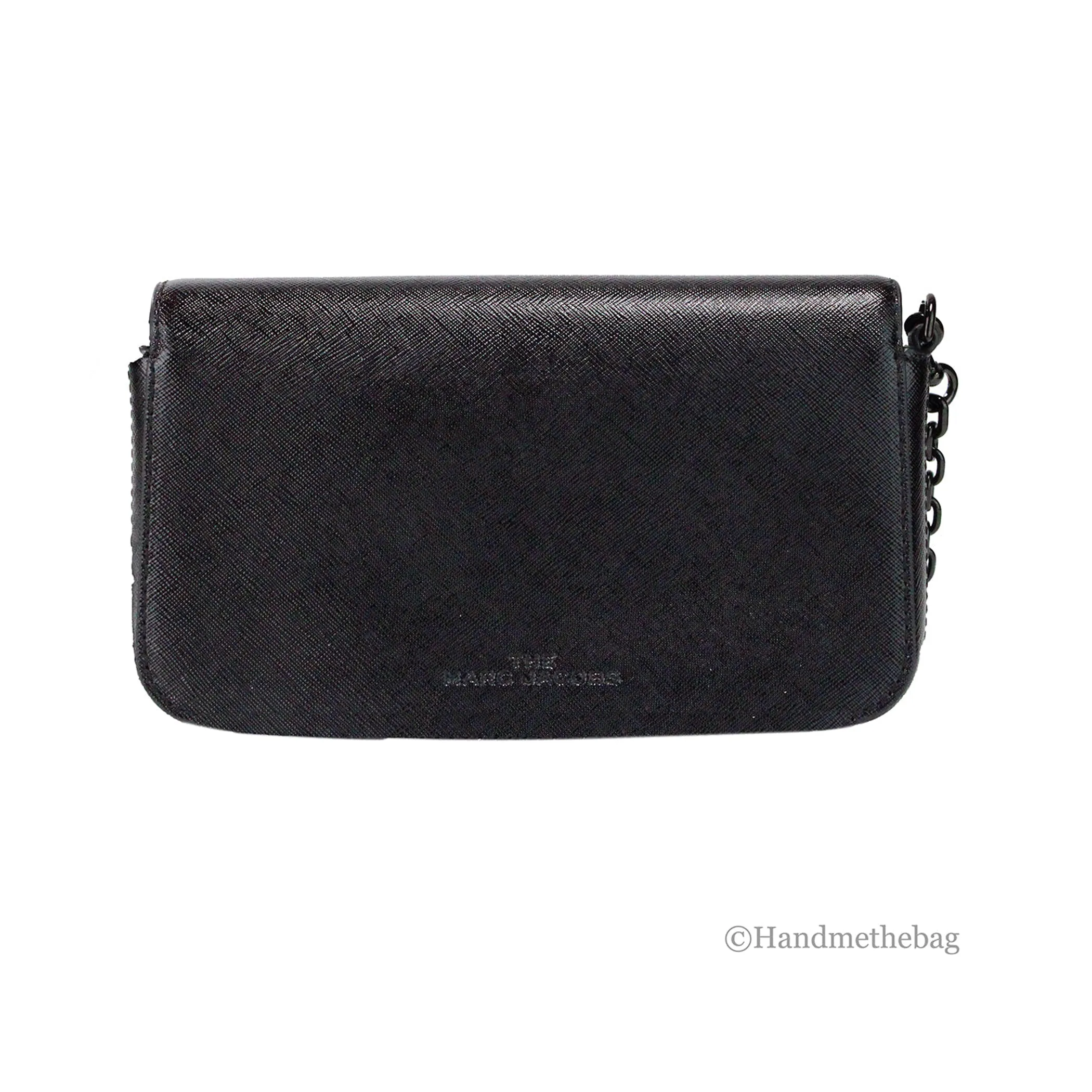 Marc Jacobs The Snapshot Black Leather Chain Crossbody