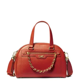 Michael Kors - Williamsburg Small Bright Terracotta Handbag - 30F3G6WS1L - BR/TERRACTTA