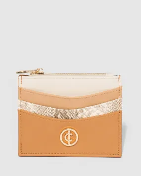 Multi Colour Chiara Arrow Double Card Purse