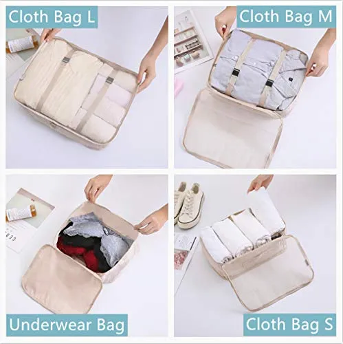 OEE Luggage Packing Organizers Packing Cubes Set for Travel …