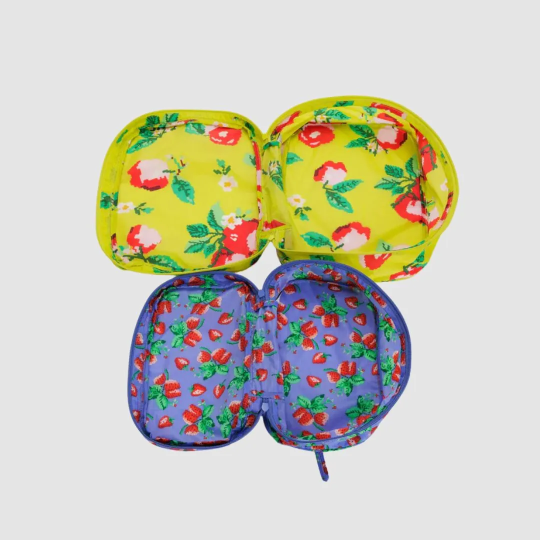 Packing Cube Set (Needlepoint Fruit)