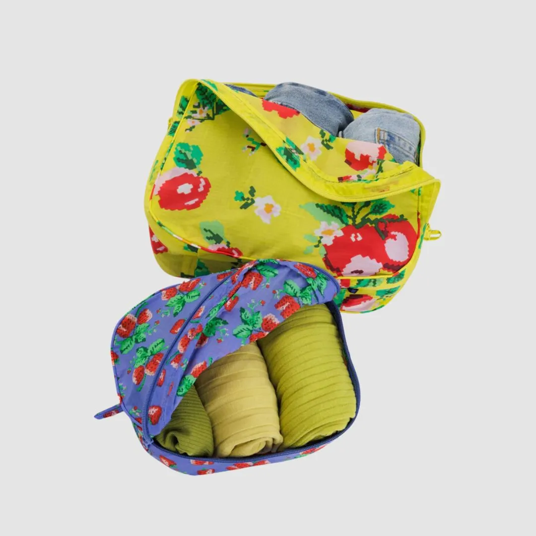 Packing Cube Set (Needlepoint Fruit)