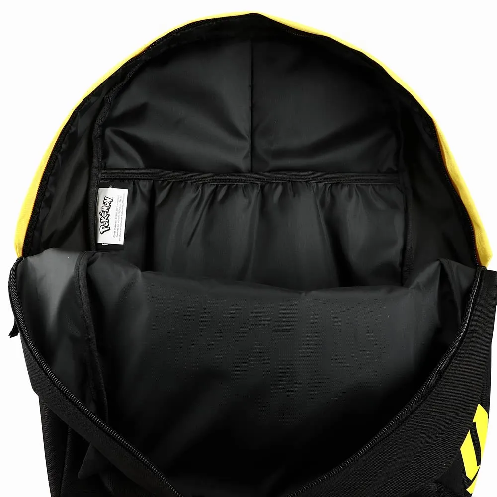 Pokemon Pikachu Anime Cartoon Yellow & Black Polyester Tech Backpack
