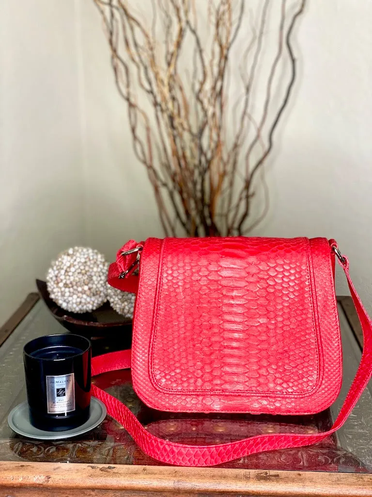 Red Saddle Bag