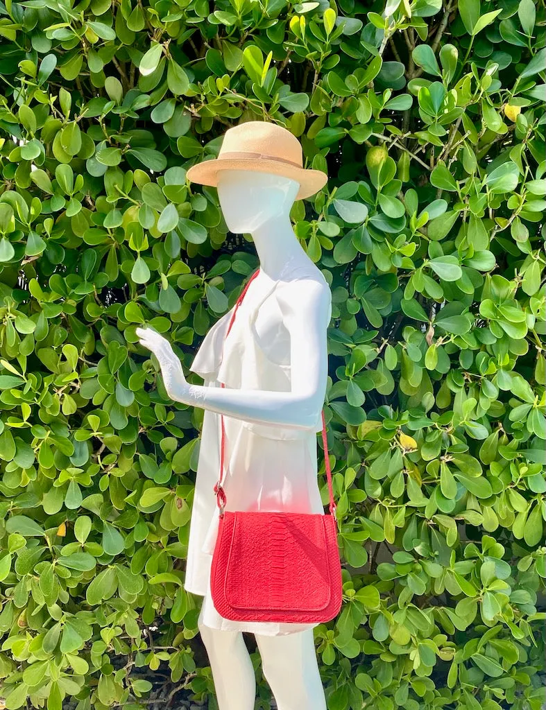 Red Saddle Bag