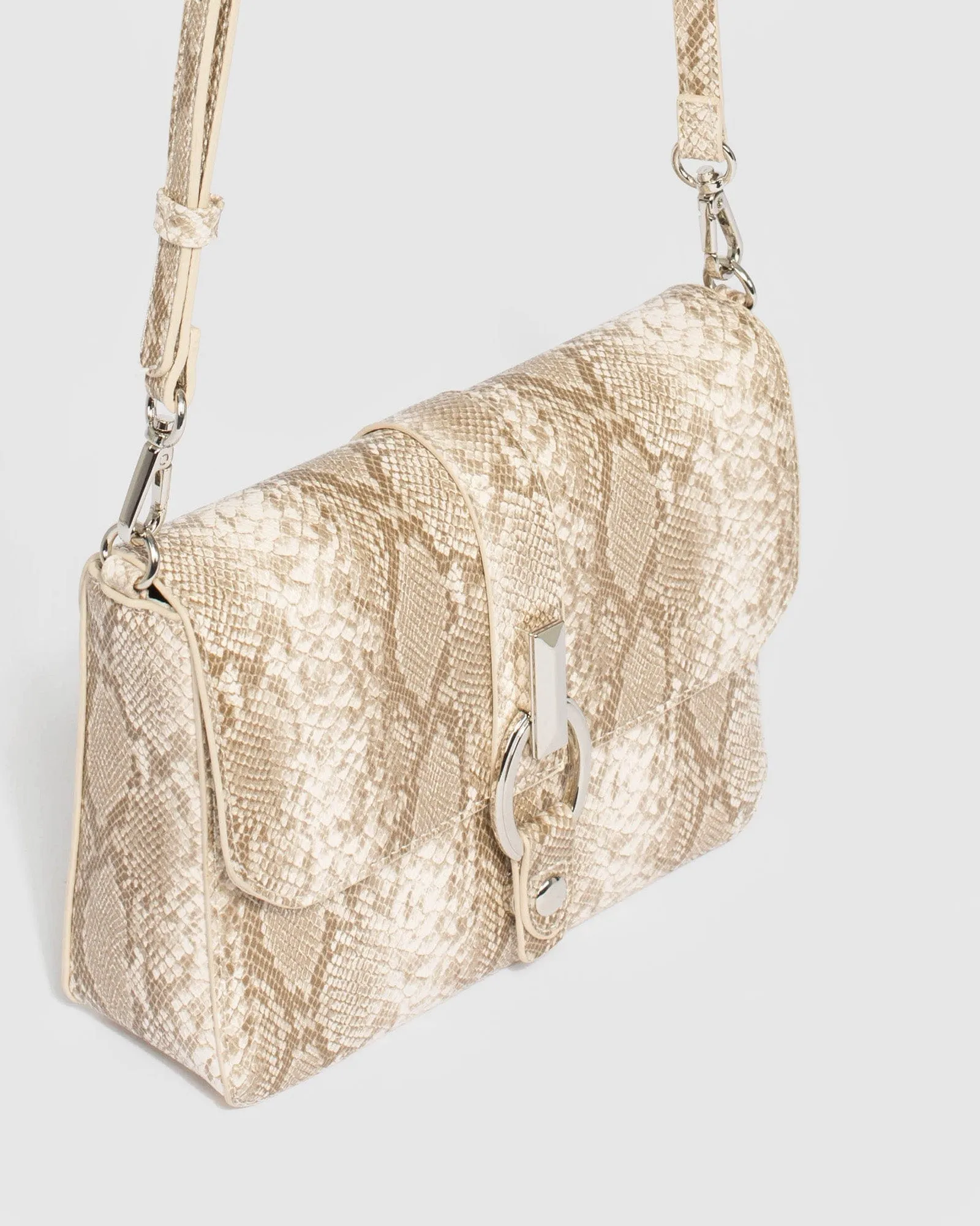 Snake Print Elissa Crossbody Bag