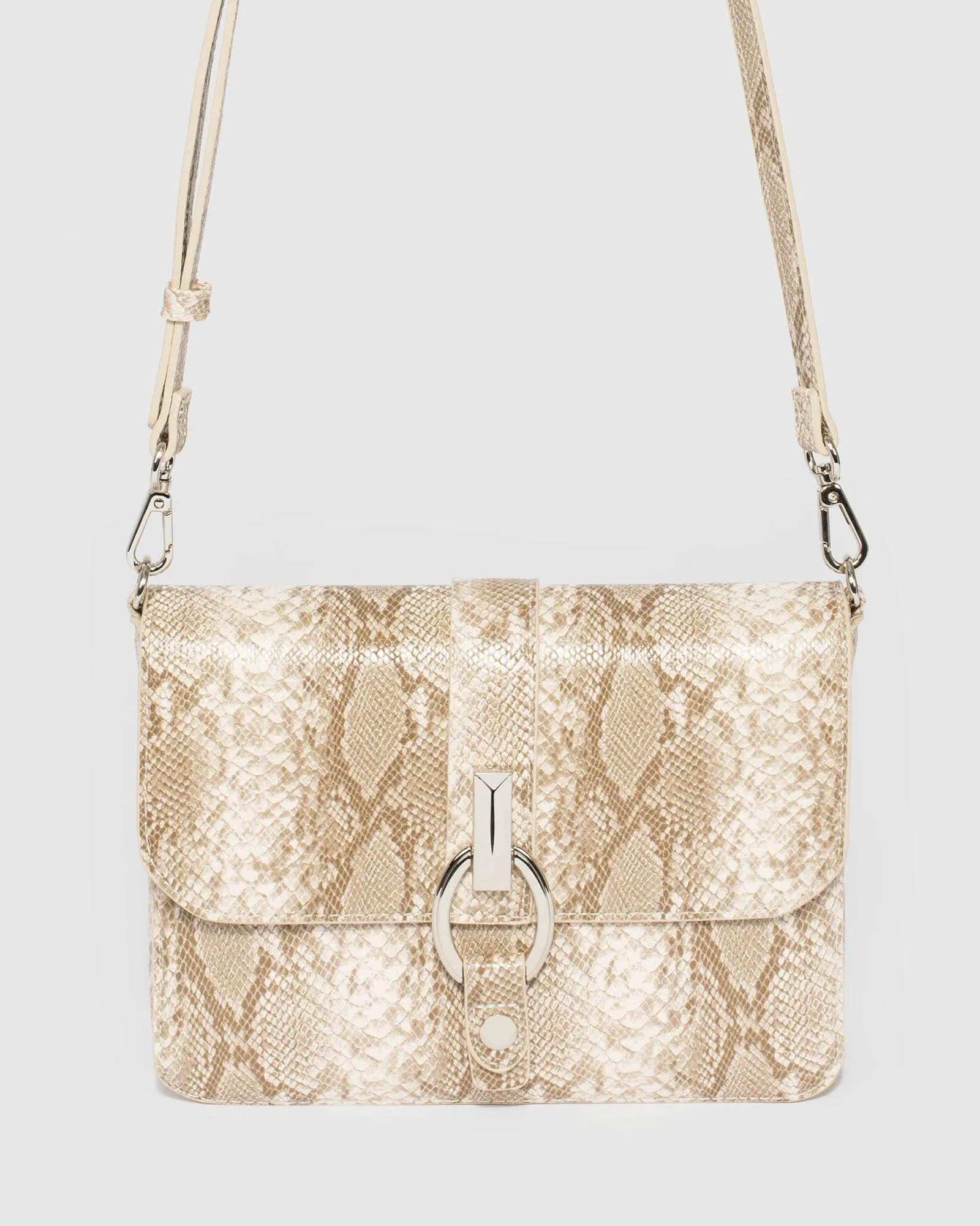Snake Print Elissa Crossbody Bag