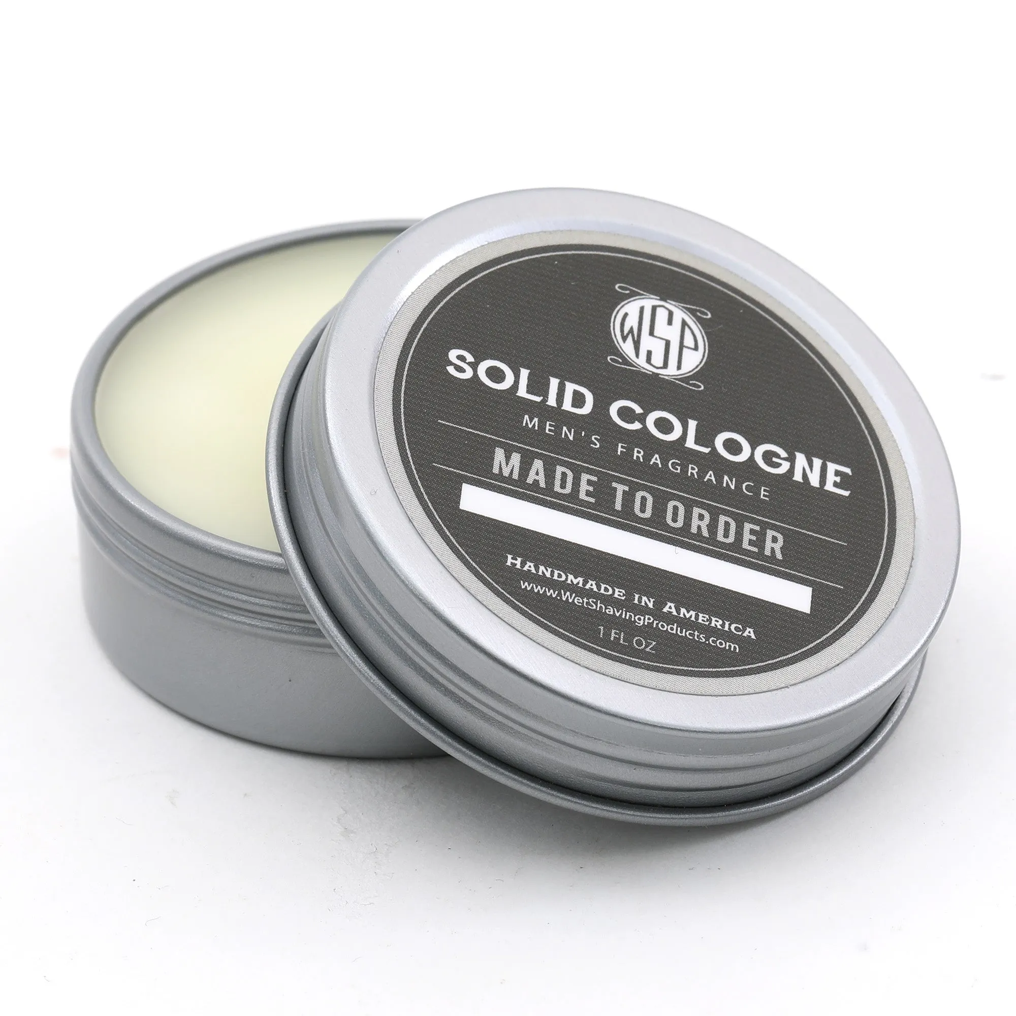 Solid Cologne EdP Strength - Scented to Order - 1 oz Travel Tin