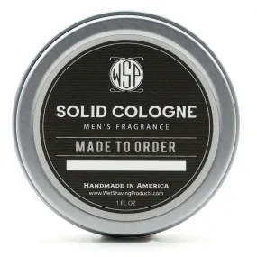 Solid Cologne EdP Strength - Scented to Order - 1 oz Travel Tin