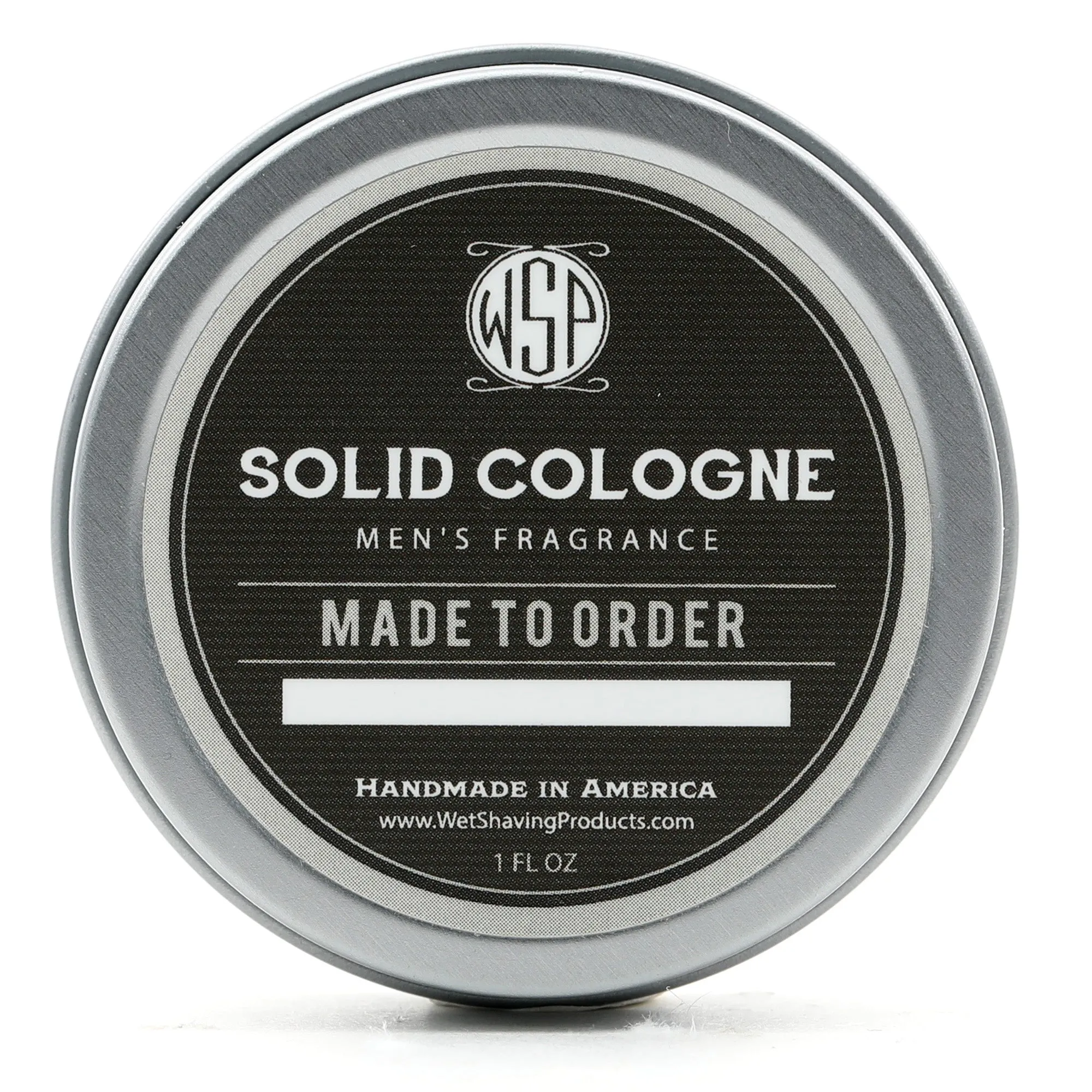 Solid Cologne EdP Strength - Scented to Order - 1 oz Travel Tin