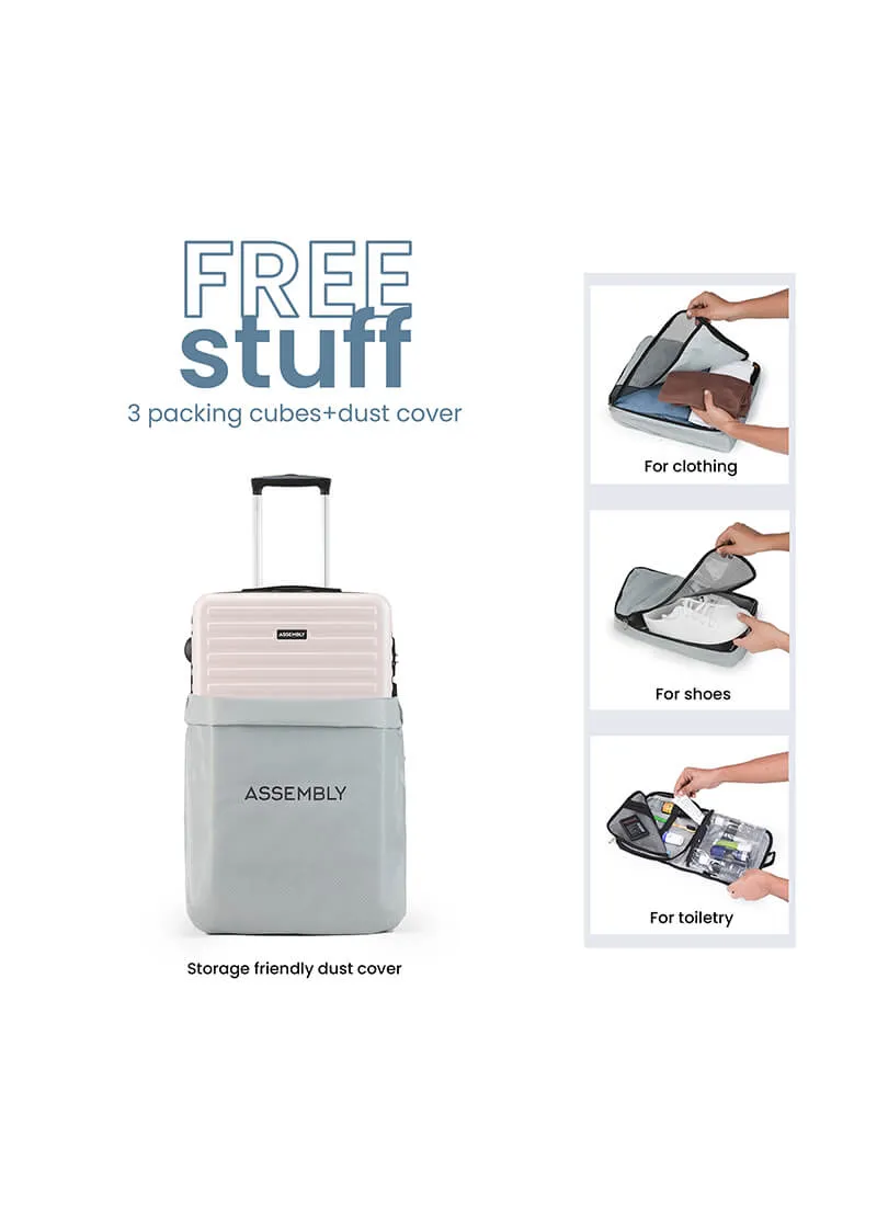 StarkPro Combo | Ivory | CabinPro Large Hard Luggage