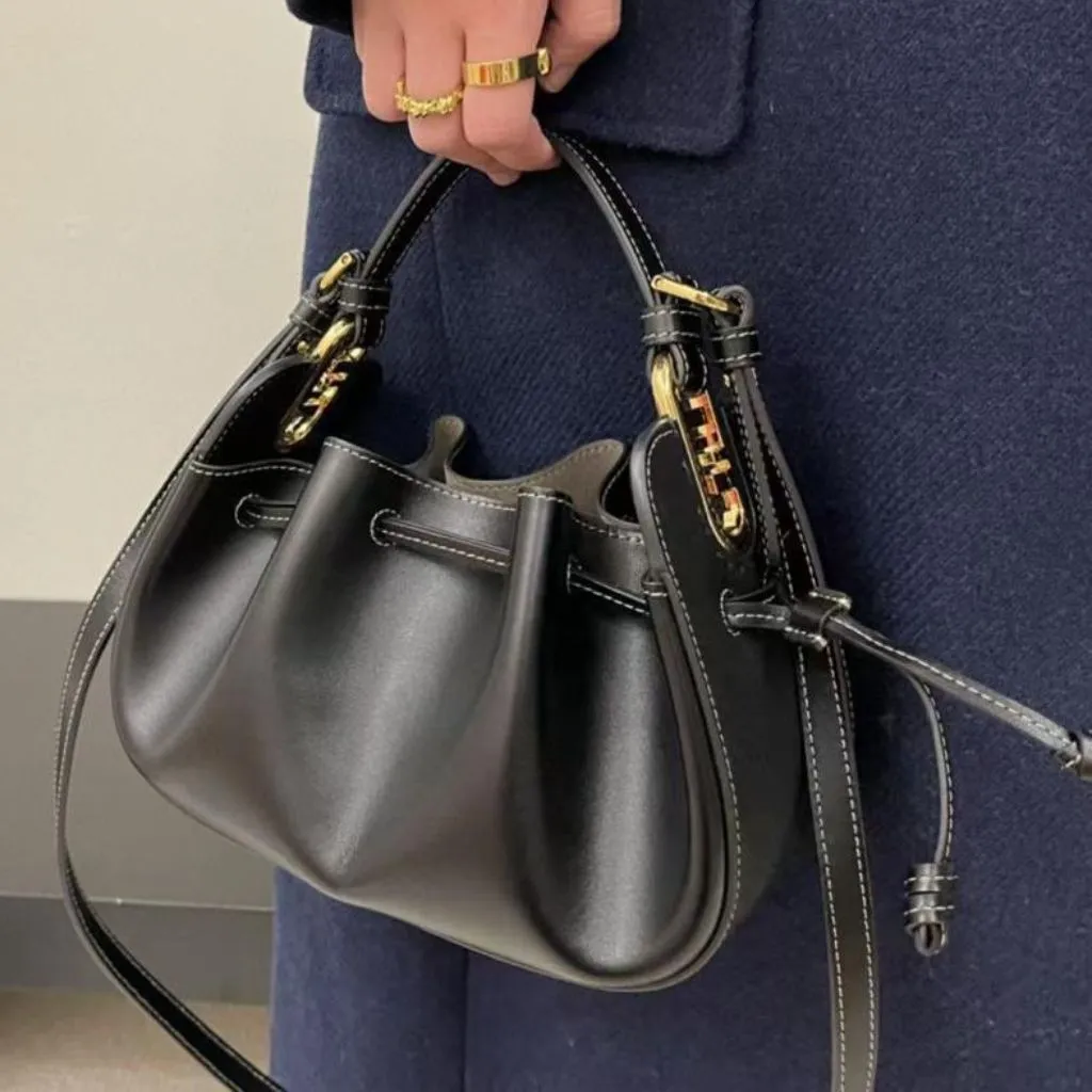 Stylish Pomodorino Mini Bucket Handbag For Women
