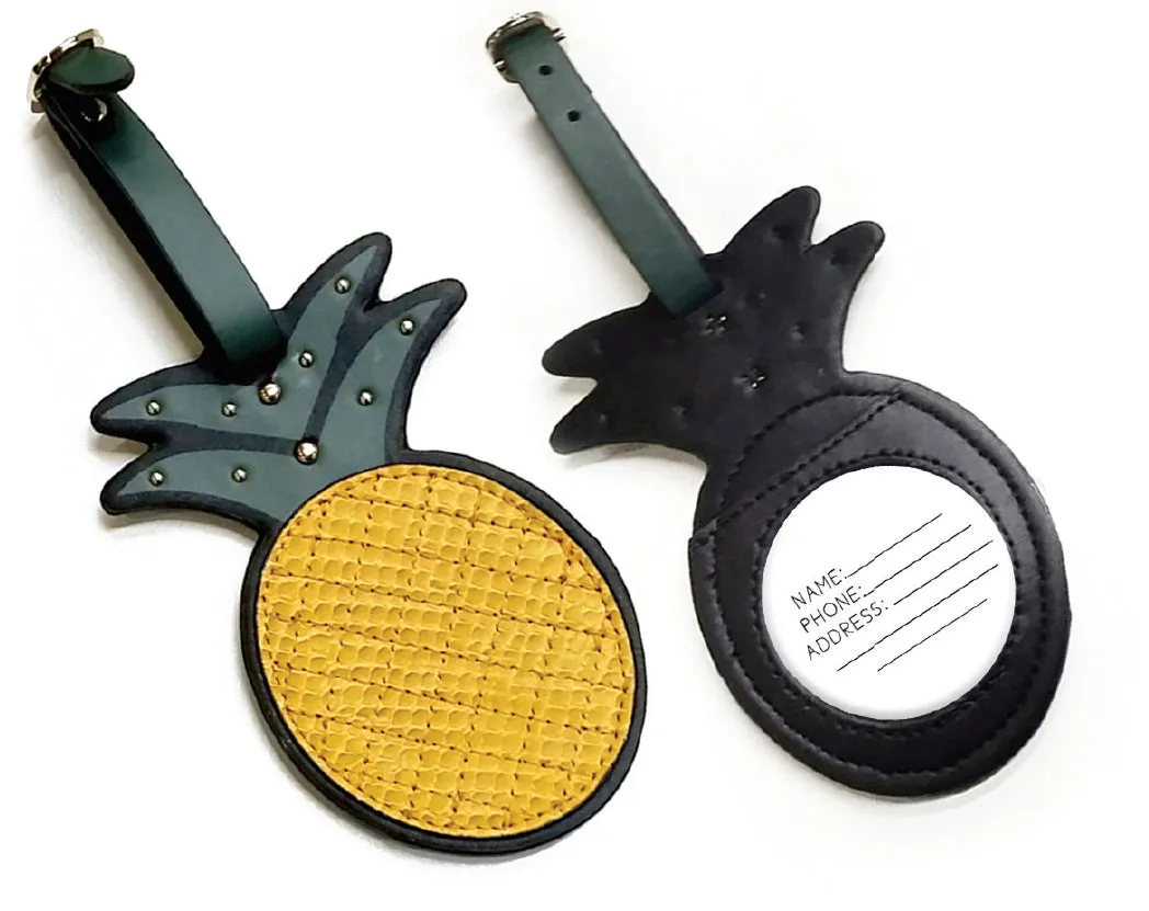 Travel Journal & Luggage Tag Set Pineapple