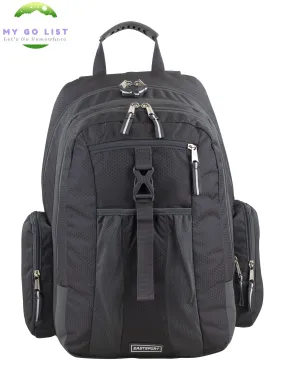 Unisex Premier Expandable Recycled Backpack, Charcoal
