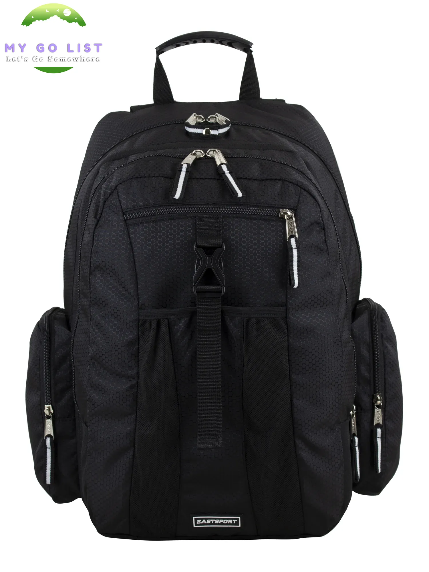Unisex Premier Expandable Recycled Backpack, Charcoal