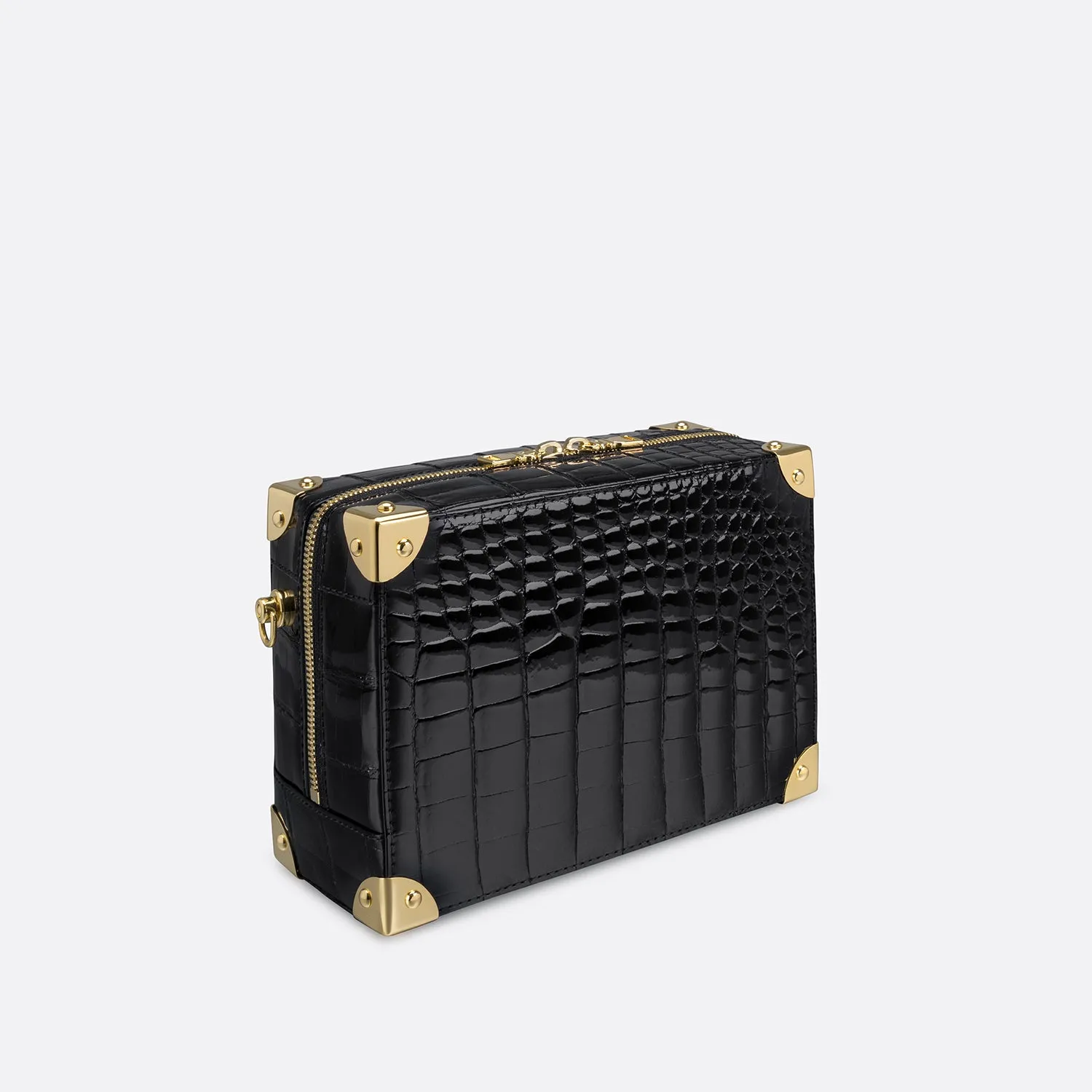 UNSIGNED APPLIQUÉ BOX CROSSBODY BAG
