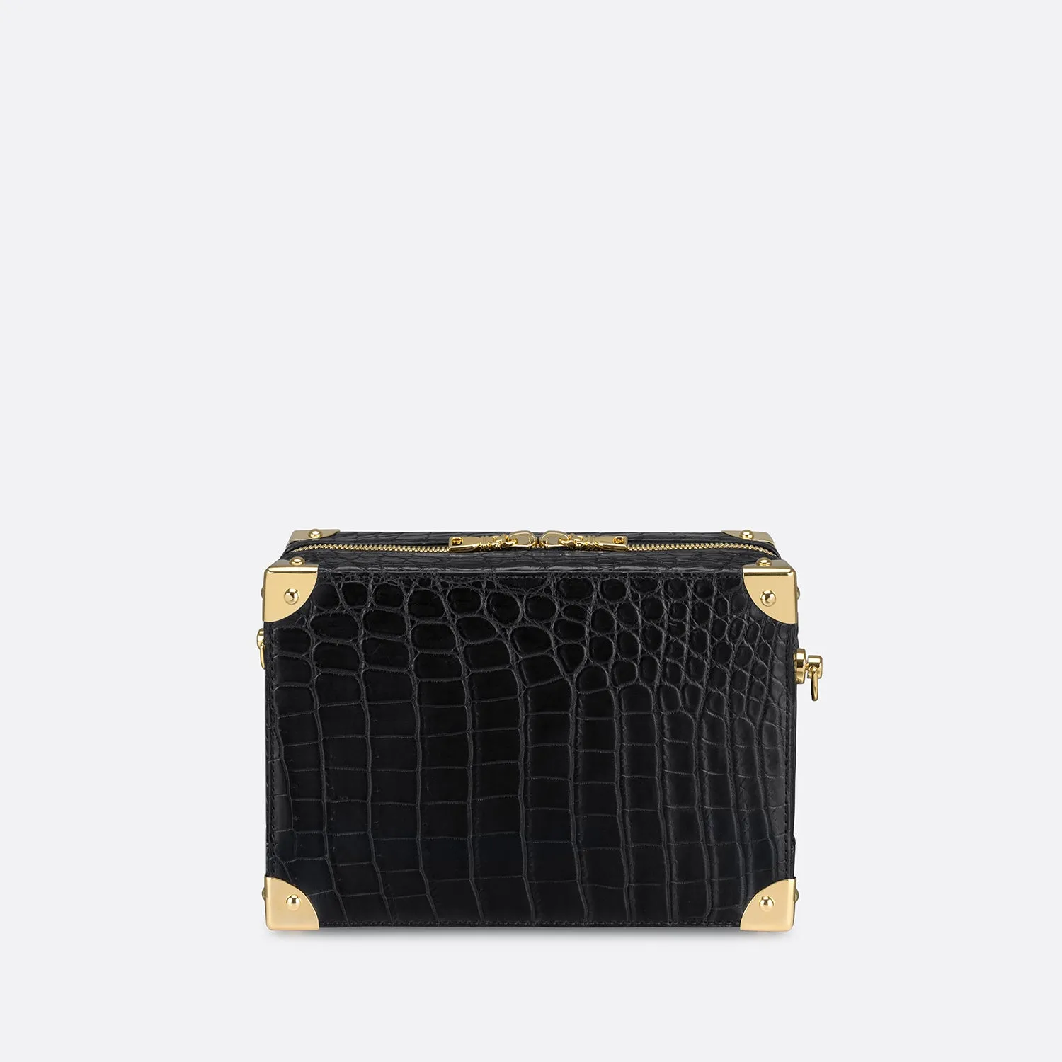 UNSIGNED APPLIQUÉ BOX CROSSBODY BAG