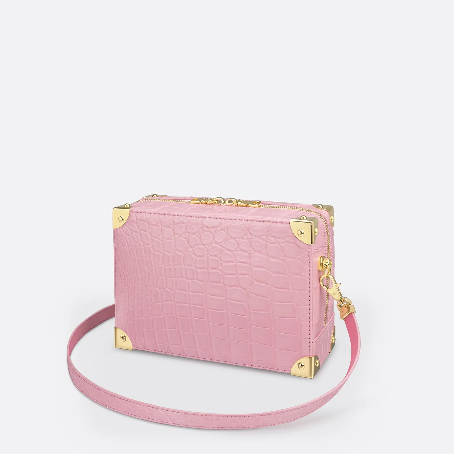 UNSIGNED APPLIQUÉ BOX CROSSBODY BAG