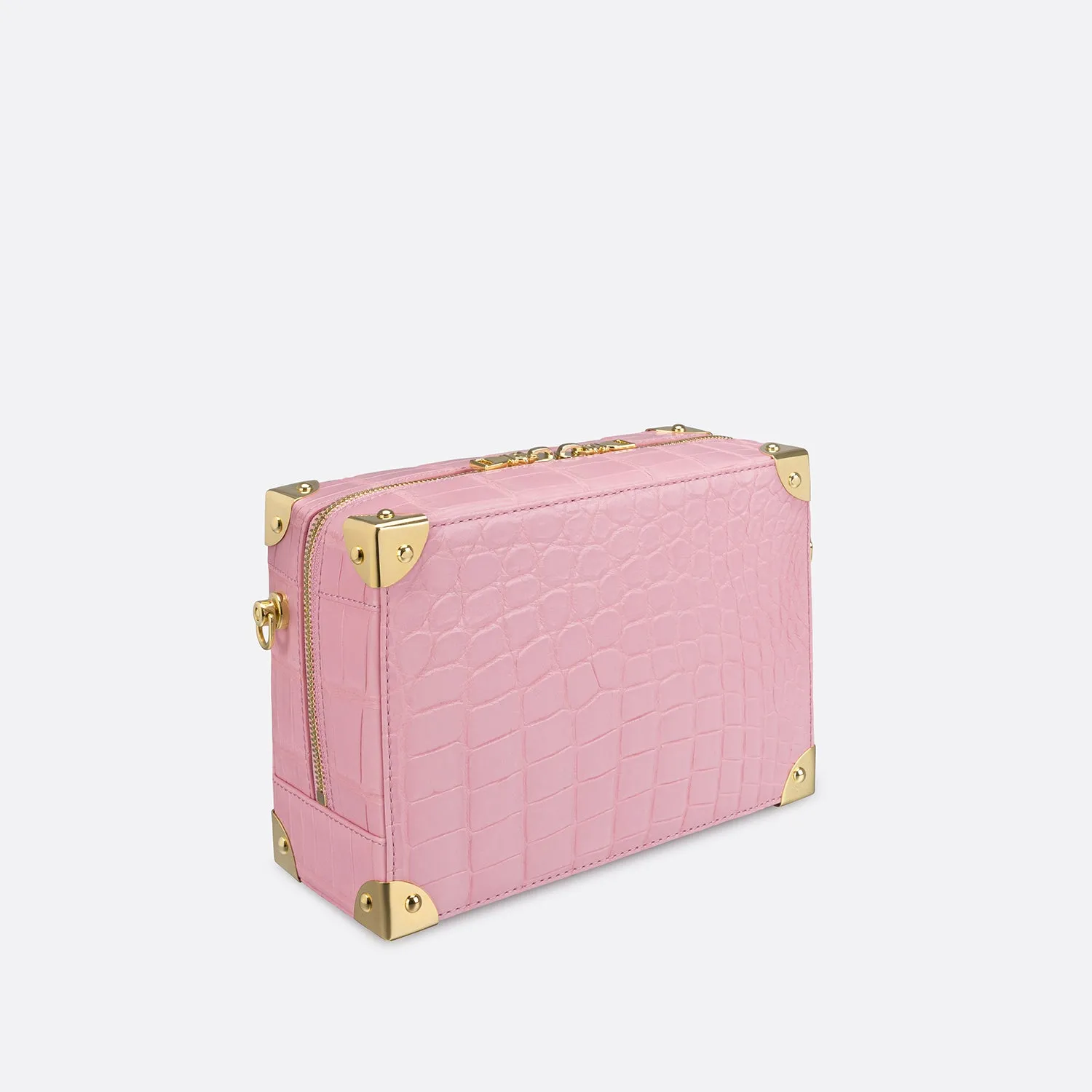 UNSIGNED APPLIQUÉ BOX CROSSBODY BAG