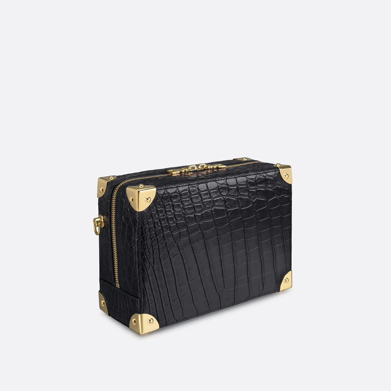 UNSIGNED APPLIQUÉ BOX CROSSBODY BAG