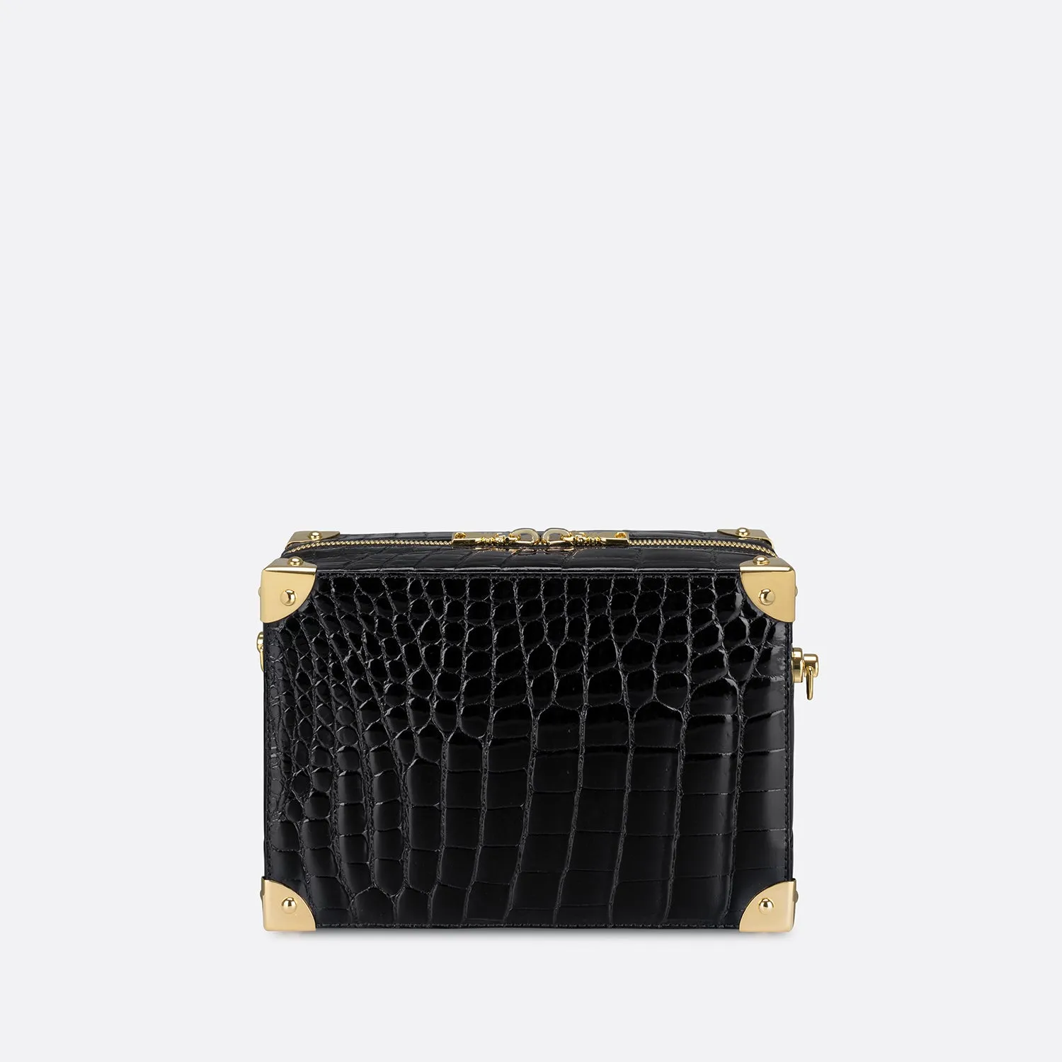 UNSIGNED APPLIQUÉ BOX CROSSBODY BAG
