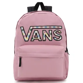 Vans Womens Realm Flying V Backpack  - Multi Color Check LILAS