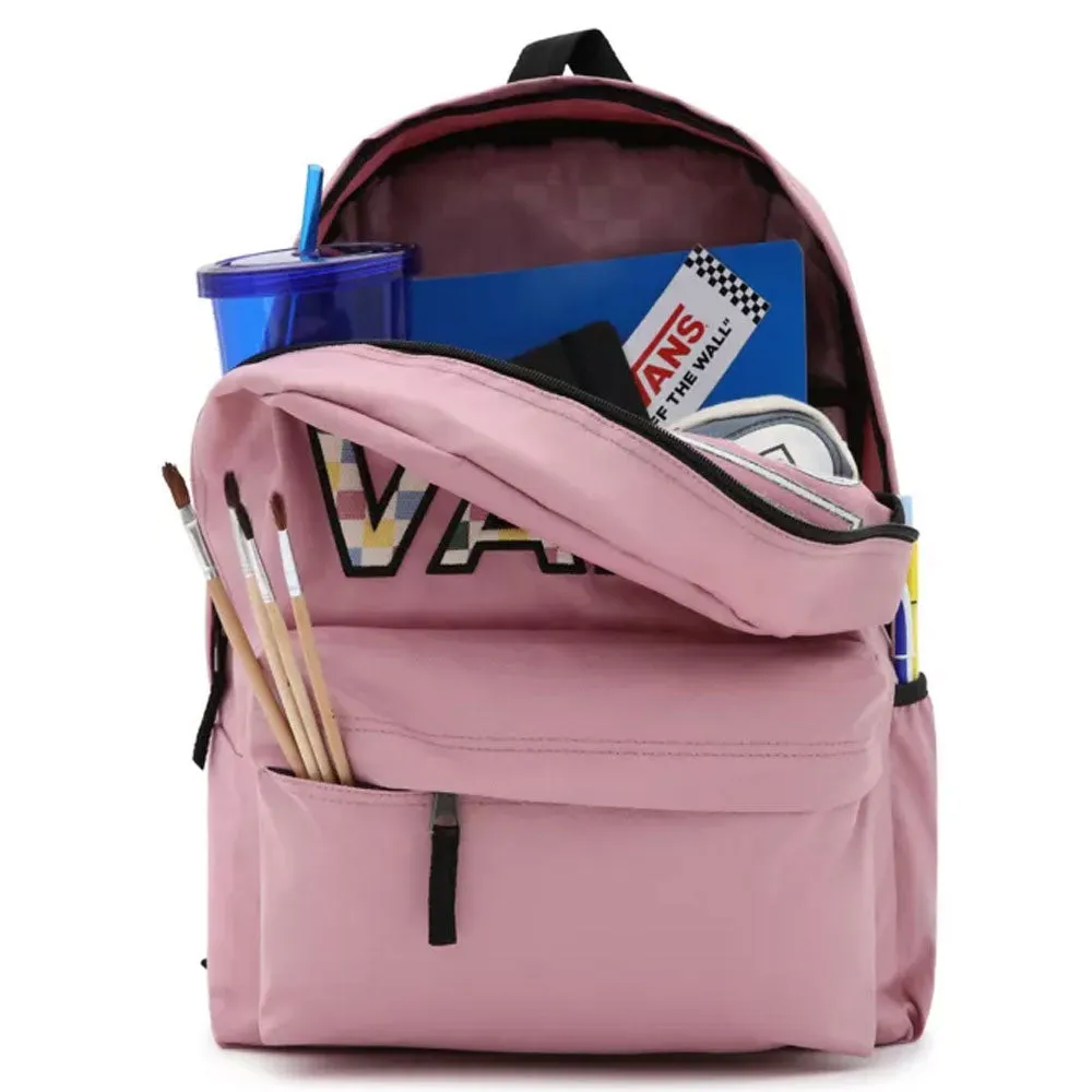 Vans Womens Realm Flying V Backpack  - Multi Color Check LILAS