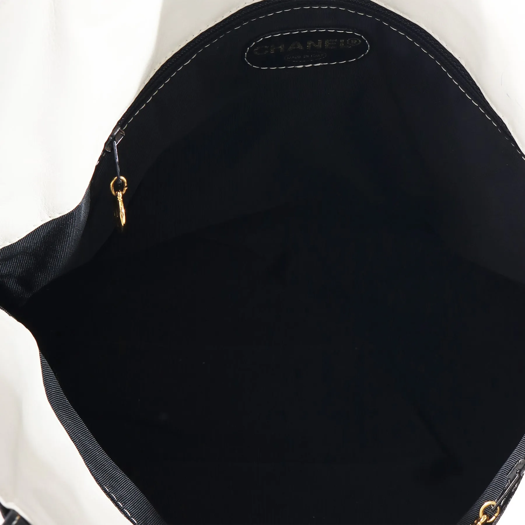 VTG CHANEL TIMELESS LEATHER SHOULDER TOTE BAG